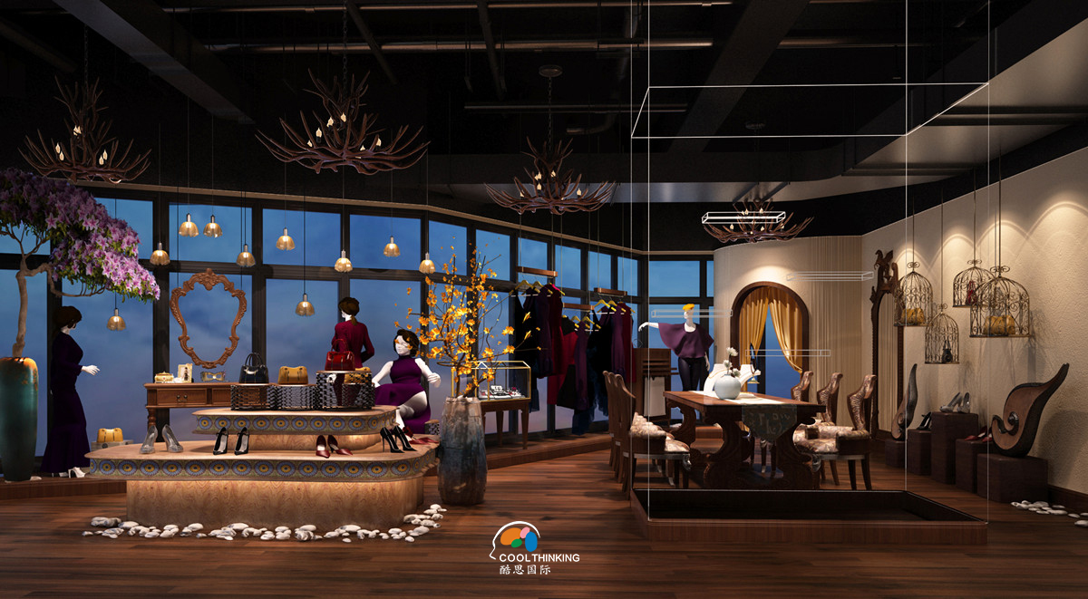 深圳羅湖美容院裝修設(shè)計(jì) 中式風(fēng)格